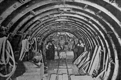 Building the Bow and Victoria Park Sewer by English Photographer